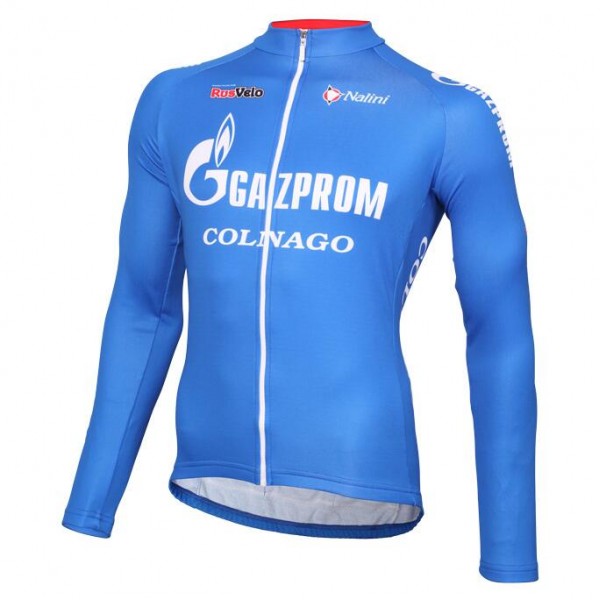 2016 Gazprom-Rusvelo Maglie Ciclismo Manica Lunga 91256-LF