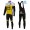 2016 Lotto -Jumbo giallo Thermo Squadre Pro Abbigliamento Ciclismo Maglia Ciclismo Manica Lunga e Salopette Lunga 51548-TV