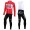2016 Lotto Soudal Rosso Squadre Pro Abbigliamento Ciclismo Maglia Ciclismo Manica Lunga e Salopette Lunga 65592-FO