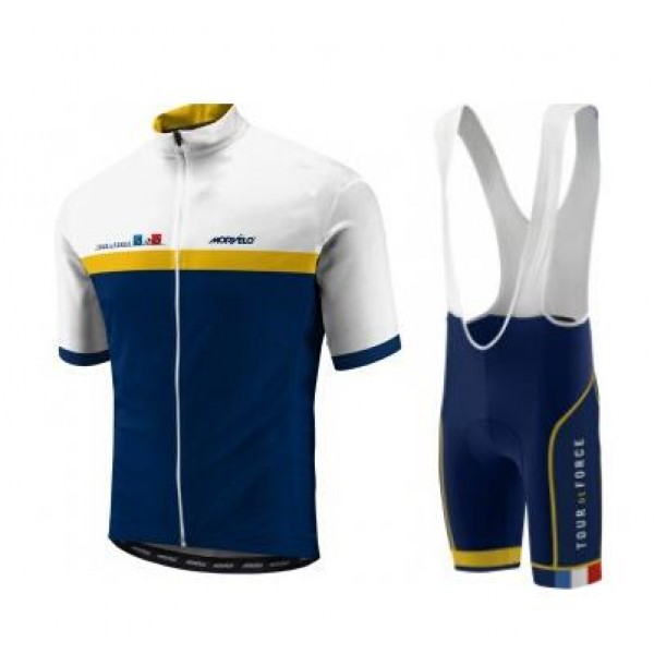 2016 Morvelo Tour de France Nuovo abbigliamento Ciclismo Completo Maglia Ciclismo Corta e Salopette 54880-SX