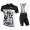 NALINI PRO Camouflage Nuovo abbigliamento Ciclismo Completo Maglia Ciclismo Corta e Salopette nero bianco 84863-VK