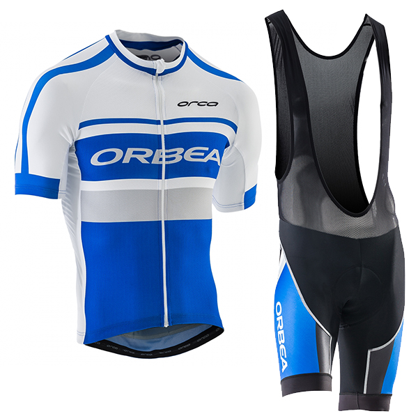 2016 ORBEA edizione blu bianco abbigliamento Maglie Ciclismo Manica Corta et Salopette Ciclismo 56482-LH