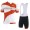 2016 Pinarello Classic White Red Nuovo abbigliamento Ciclismo Completo Maglia Ciclismo Corta e Salopette 94840-AO