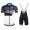 2016 Santini Atom 2.0 nero bianco blu Nuovo abbigliamento Ciclismo Completo Maglia Ciclismo Corta e Salopette 10857-AN