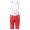 SCOTT ODLO 2016 ROSSO Salopette Ciclismo 62716-AP