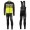 2016 Scott RC nero -bianco -verde Fluo Squadre Pro Abbigliamento Ciclismo Maglia Ciclismo Manica Lunga e Salopette Lunga 29654-OW