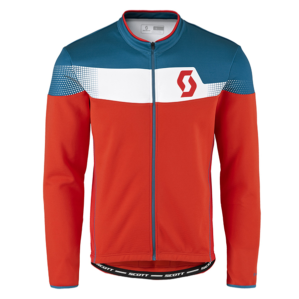 2017 Scott Rc blu Rosso Maglie Ciclismo Manica Lunga 44228-FG