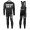 2016 Scott RC nero -gris Squadre Pro Abbigliamento Ciclismo Maglia Ciclismo Manica Lunga e Salopette Lunga 51156-QL