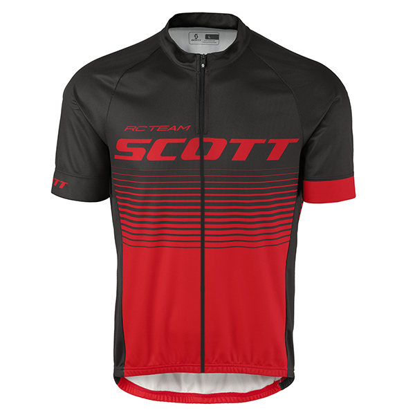 2017 Scott Rc nero Rosso Maglia Ciclismo Manica Corta 65211-EP