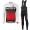 2017 Scott Rc bianco nero Rosso Squadre Pro Abbigliamento Ciclismo Maglia Ciclismo Manica Lunga e Salopette Lunga 66265-KI