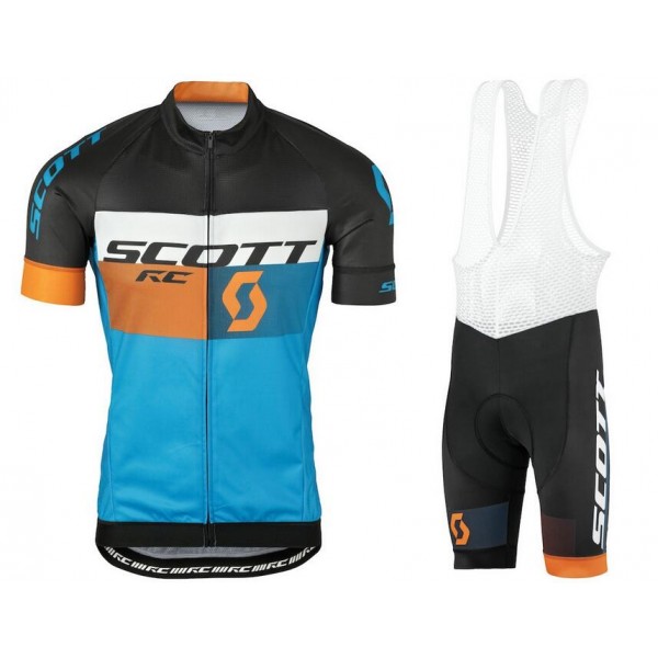 2016 Scott RC nero giallo blu Nuovo abbigliamento Ciclismo Completo Maglia Ciclismo Corta e Salopette 67785-NV