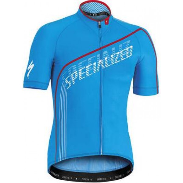 2016 Specialized SL Expert blu Maglia Ciclismo Manica Corta 57379-JK