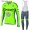 2016 Tinkoff Saxo Bank Fluo Green Nuovo Abbigliamento Ciclismo Maglia Ciclismo Manica Lunga e Salopette Lunga 34829-XX