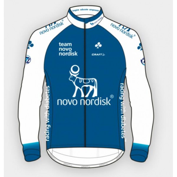 2016 Team Novo nordisk Development Maglia Ciclismo Manica Lunga 70914-FF
