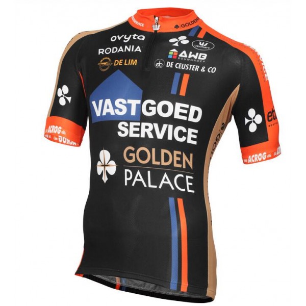 2016 VASTGOEDSERVICE -GOLDEN PALACE Maglia Ciclismo Manica Corta 92150-LB