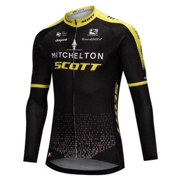 Mitchelton-Scott Pro 2018 Maglia Ciclismo Manica Lunga 69634CW