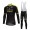 Mitchelton-Scott Pro 2018 Abbigliamento Ciclismo Maglia Ciclismo Manica Lunga e Salopette Lunga 98128UF