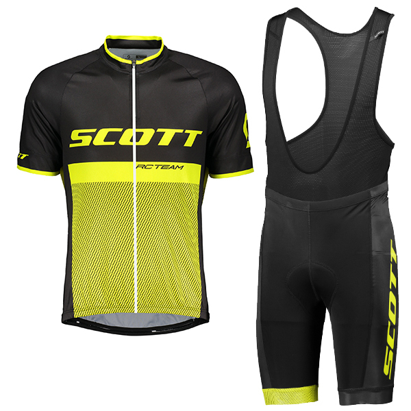 2018 SCOTT RC Pro abbigliamento Ciclismo Completo Maglia Ciclismo Corta e Salopette 26162BF