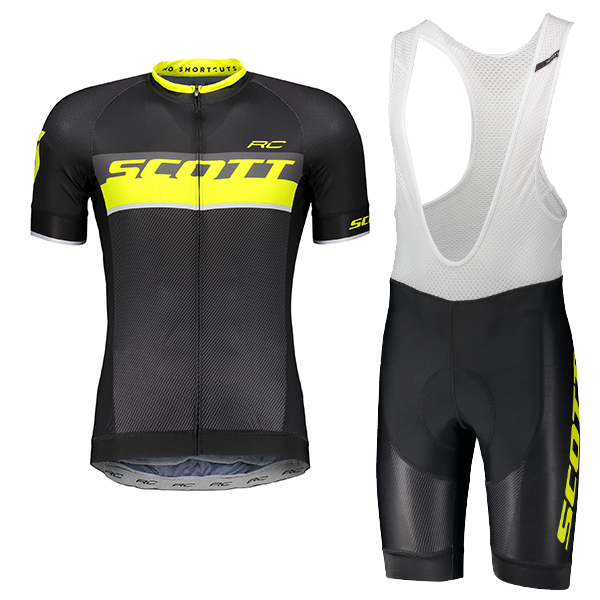 2018 SCOTT RC Pro abbigliamento Ciclismo Completo Maglia Ciclismo Corta e Salopette 96685SB