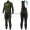 Completo Ciclismo 2019 ALE Camouflage nero-giallo thermique Maglia Ciclismo Manica Lunga e Salopette Lunga