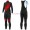 Completo Ciclismo 2019 ALE Pulse nero-rosso thermique Maglia Ciclismo Manica Lunga e Salopette Lunga