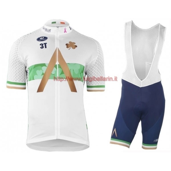 Completo Ciclismo 2019 AQUA Blue Sport abbigliamento Bici Completo Maglia Ciclismo Corta e Salopette