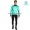 Completo Ciclismo 2019 Bianchi Milano FT verde thermique Maglia Ciclismo Manica Lunga e Salopette Lunga