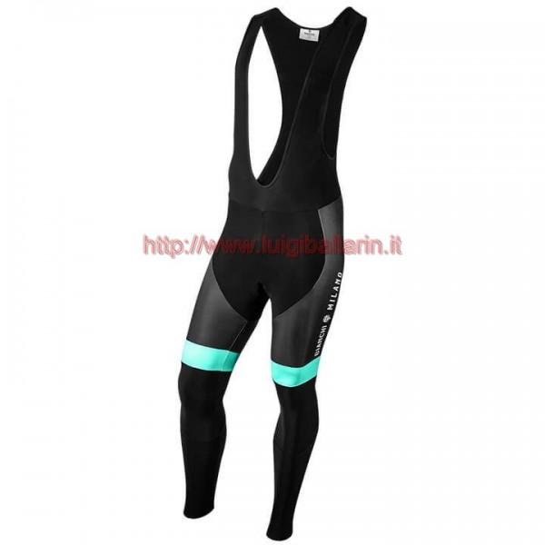 Completo Ciclismo 2019 Bianchi Milano PB nero Salopette Lunga Ciclismo