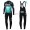 Completo Ciclismo 2019 Bora Squadre nero-verde thermique Maglia Ciclismo Manica Lunga e Salopette Lunga
