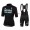 Completo Ciclismo 2019 Bora train nero abbigliamento Bici Completo Maglia Ciclismo Corta e Salopette