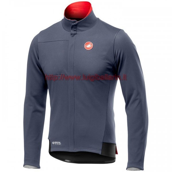 Completo Ciclismo 2019 Casteli DE Gris Maglia Ciclismo Manica Lunga