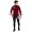 Completo Ciclismo 2019 Casteli Raddoppia 2 nero-rosso Maglia Ciclismo Manica Lunga e Salopette