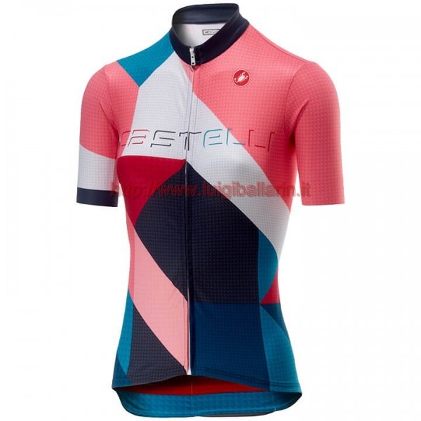 Completo Ciclismo 2019 Casteli Ventata GF donna Maglia Ciclismo Manica Corta