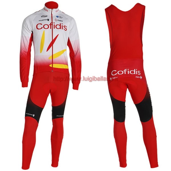 Completo Ciclismo 2019 Cofids Squadre Maglia Ciclismo Manica Lunga e Salopette