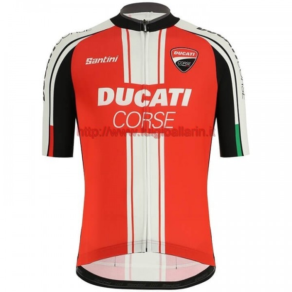 Completo Ciclismo 2019 Ducati rosso Squadre Maglia Ciclismo Manica Corta