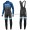 Completo Ciclismo 2019 Giant Race Day sombre Blu Maglia Ciclismo Manica Lunga e Salopette