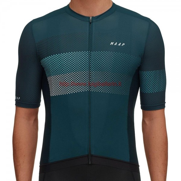 Completo Ciclismo 2019 MAAP Aether sombre Pine Maglia Ciclismo Manica Corta