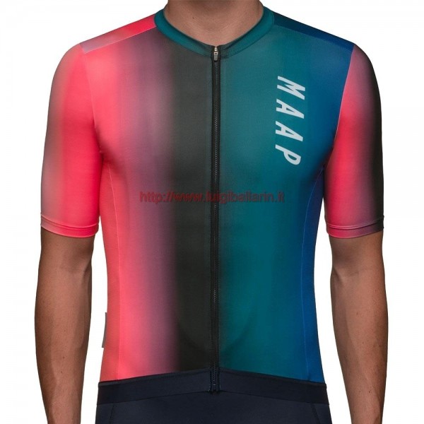 Completo Ciclismo 2019 MAAP Cortina marine Maglia Ciclismo Manica Corta