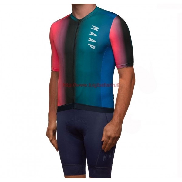 Completo Ciclismo 2019 MAAP Cortina marine abbigliamento Bici Completo Maglia Ciclismo Corta e Salopette