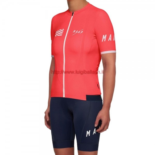 Completo Ciclismo 2019 MAAP Prime cora donna abbigliamento Bici Completo Maglia Ciclismo Corta e Salopette