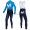 Completo Ciclismo 2019 Movistar Squadre Maglia Ciclismo Manica Lunga e Salopette