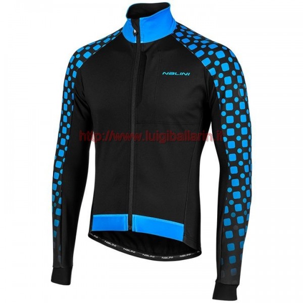 Completo Ciclismo 2019 Nalini CRIT 3L 2.0 nero-Blu Maglia Ciclismo Manica Lunga