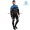 Completo Ciclismo 2019 Nalini Tuono nero-Blu thermique Maglia Ciclismo Manica Lunga e Salopette Lunga
