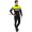 Completo Ciclismo 2019 Nalini Warm 2.0 nero-giallo Maglia Ciclismo Manica Lunga e Salopette