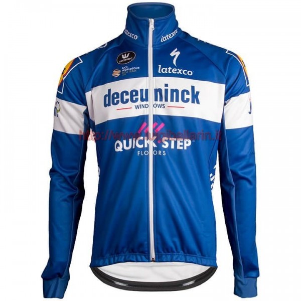 Completo Ciclismo 2019 Quick Step Squadre Blu Maglia Ciclismo Manica Lunga