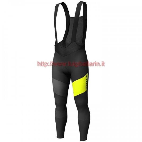 Completo Ciclismo 2019 Scott RC FF nero-giallo Salopette Lunga Ciclismo