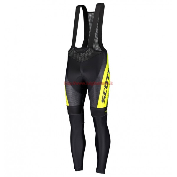 Completo Ciclismo 2019 Scott RC nero-giallo Salopette Lunga Ciclismo