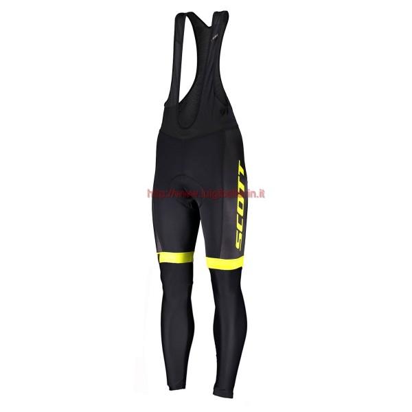 Completo Ciclismo 2019 Scott RC Squadre nero-giallo Salopette Lunga Ciclismo