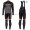 Completo Ciclismo 2019 Scott RC Squadre nero-Orange thermique Maglia Ciclismo Manica Lunga e Salopette Lunga