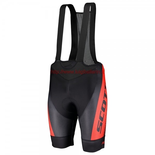 Completo Ciclismo 2019 Scott RC rosso-nero Salopette Ciclismo